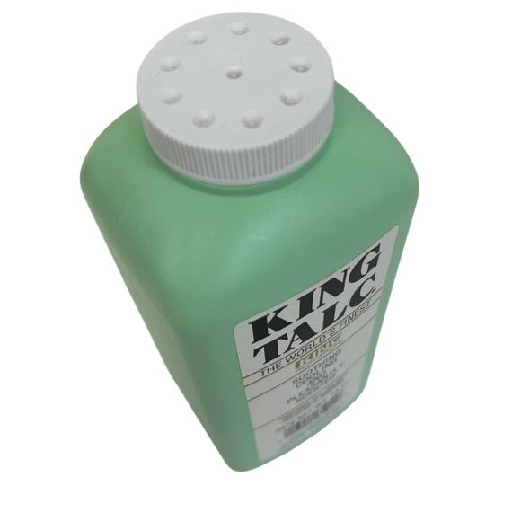King Talc 14oz Soothing Cooling Pleasant Scent New USA - Picture 5 of 5